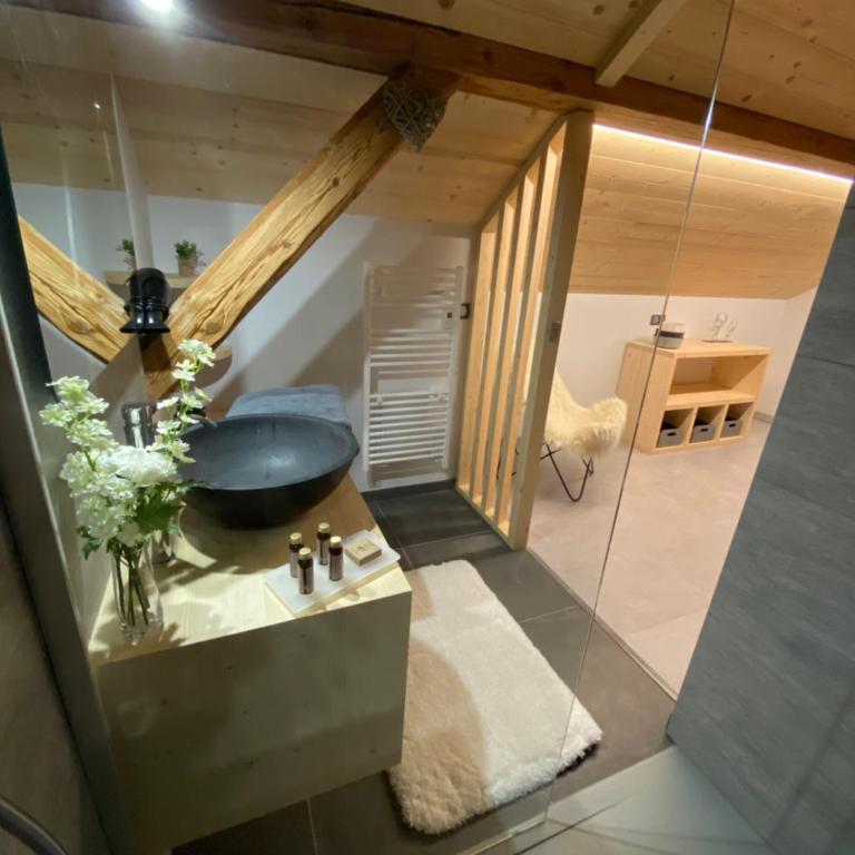 Gîte avec jacuzzi, vue et calme, 30mn Genève - Appartement 1 Chambre - 9