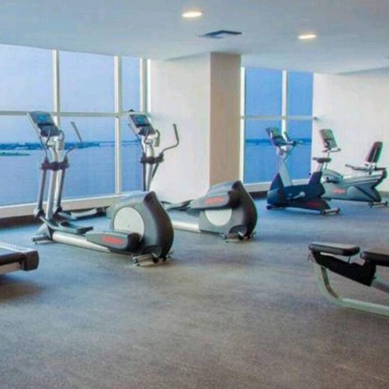 Ecusuites Jacuzzi Executive Dpto Riverfront l puerto santa ana - Apartamento de 1 dormitorio - 34