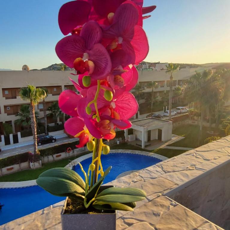 Ático dúplex con piscina privada y vistas al mar en Paraíso de Vera! - Apartamento de 2 dormitorios - 4