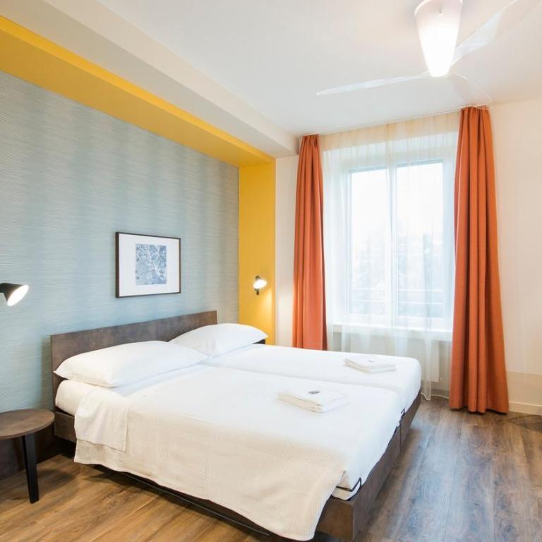 Hotel Pestalozzi Lugano - Camera Moderna Matrimoniale/Doppia con Letti Singoli - 12
