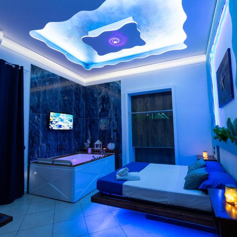 Pompei Luxury Rooms - Suite Deluxe con Vasca Idromassaggio - 18