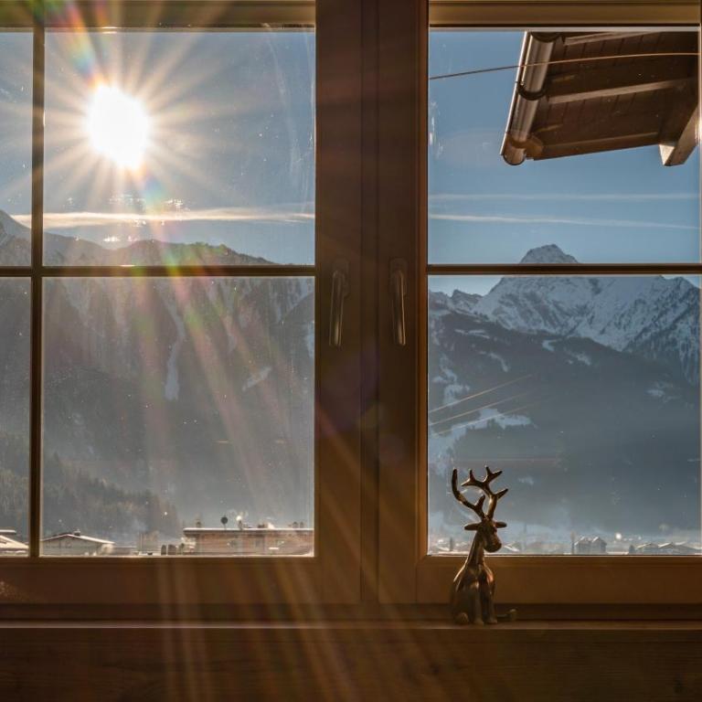 Gästehaus Wiesengrund & Apart Sporer - Apartment mit Blick auf die Berge - 6