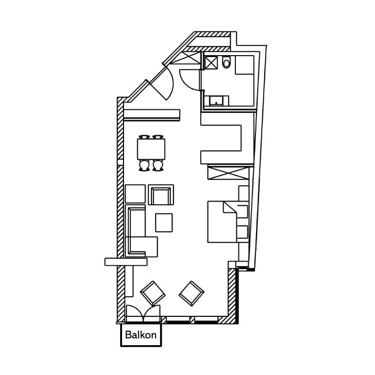 Schmuckstück Ferienapartments Bodenmais inkl aktivCARD - Apartment with Kingsize-Bed - 4