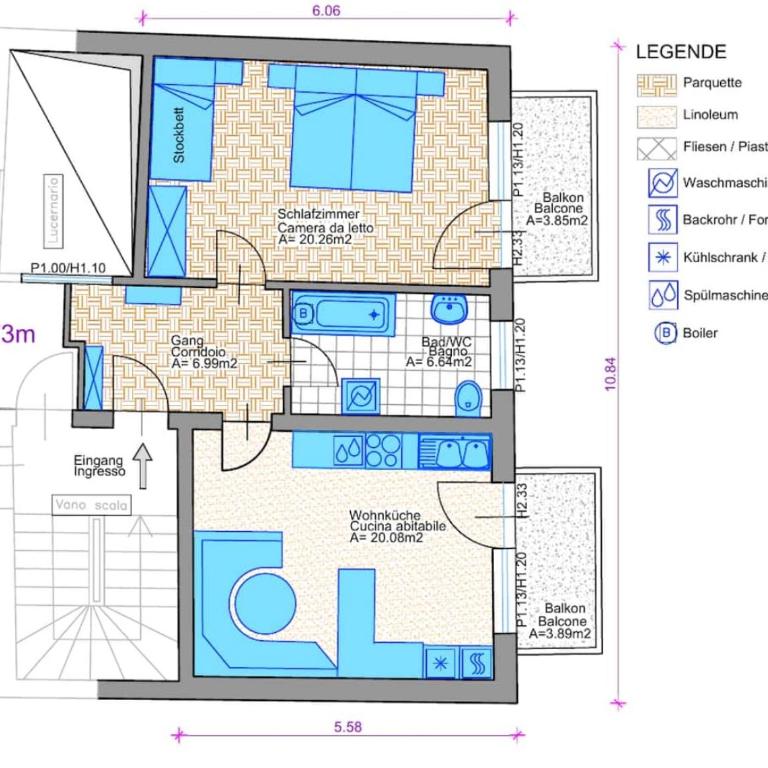 Merano-biz - Appartamento con 1 Camera da Letto - 14