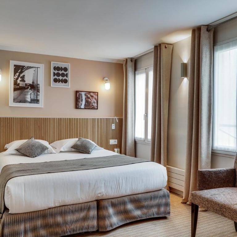 Passy Eiffel - Chambre Deluxe Double ou Lits Jumeaux - 1