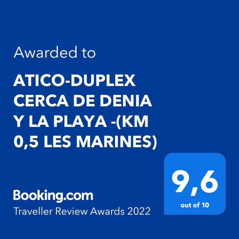 ATICO-DUPLEX CERCA DE DENIA Y LA PLAYA -(KM 0,5 LES MARINES) - Apartamento Ático - 50