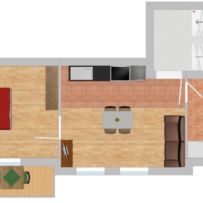 Ferienwohnung Stern - Apartment mit 1 Schlafzimmer - 7