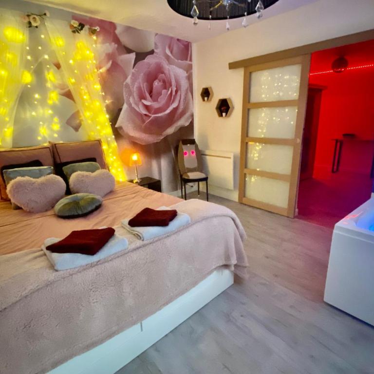 COSY & SPA Appartement Luxe JACUZZI SAUNA Suite Cristal - Suite mit Whirlpool - 12