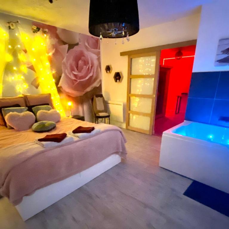 COSY & SPA Appartement Luxe JACUZZI SAUNA Suite Cristal - Suite mit Whirlpool - 1