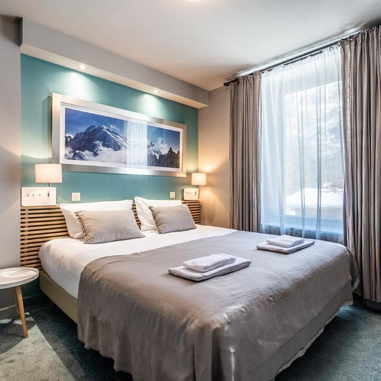 Eden Hotel, Apartments and Chalet Chamonix Les Praz - Chambre Double ou Lits Jumeaux - Vue sur Montagnes - 6