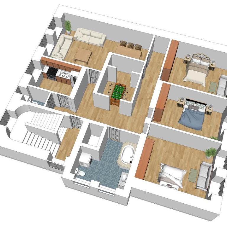 Flatista Homes - Old Town - Appartamento con 3 Camere da Letto - 20