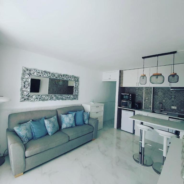 Canarian blue Suite tropical garden view & Pool - Apartamento de 1 dormitorio - 48