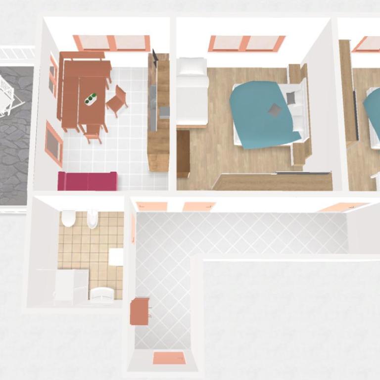 Appartments Marlena - Apartment mit 2 Schlafzimmern (4 Erwachsene) - 8