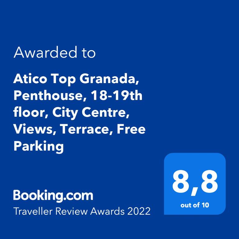 Atico Top Granada, Penthouse, 18-19th floor, City Centre, Views, Terrace, Free Parking - Penthouse Apartment - 49