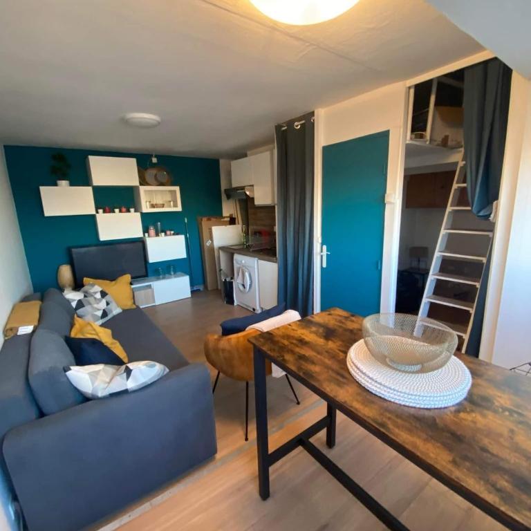 Appartement T2 27m² meublé vue mer, 50m de la plage - Two-Bedroom Apartment - 9