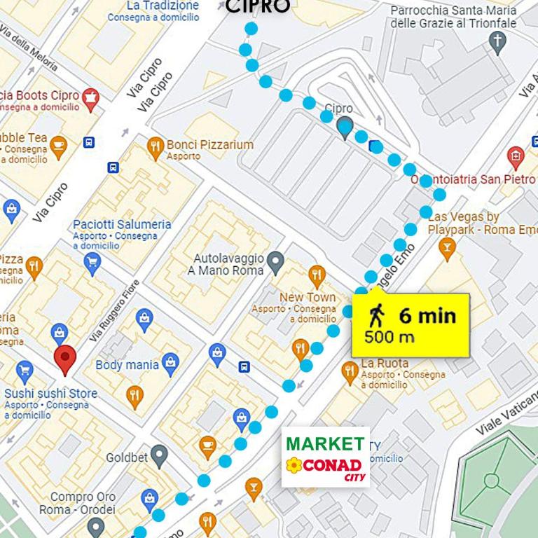Apartment Close To Vatican Museums And To Metro - Appartamento con 1 Camera da Letto - 21