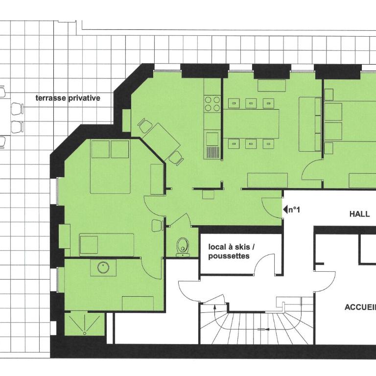 La Maison des Familles 10 appartements - Apartamento de 2 dormitorios (6 adultos) - 10
