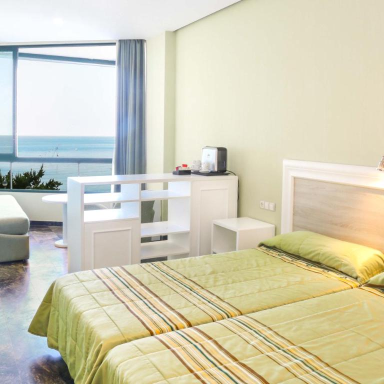 KAKTUS Hotel Benikaktus - Habitación Doble Superior con vistas al mar - 2 camas - 10