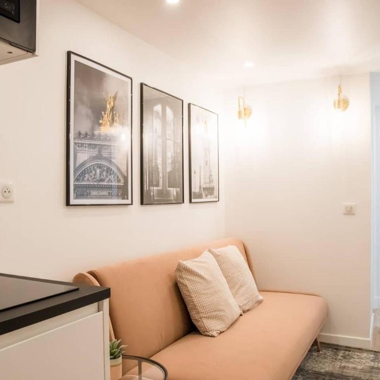 T2 à Paris Centre Smart TV, Nespresso, WIFI - One-Bedroom Apartment - 5