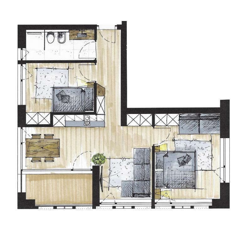 Plattnerhof Viums - Quiet family farm Apartments near Brixen - Appartamento con 2 Camere da Letto - 1