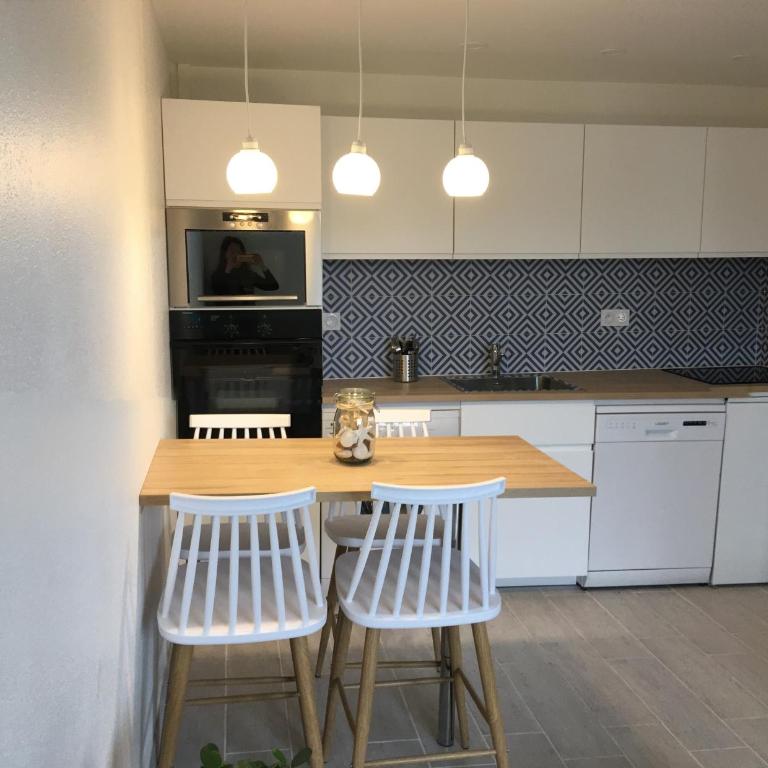 Rez de jardin en Accès direct mer(100m) près de la Thalasso - Apartment mit 1 Schlafzimmer - 5