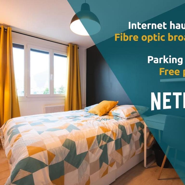 Les chambres du Vercors - Parking Free Fibre Netflix - Chambre Double Deluxe - 1