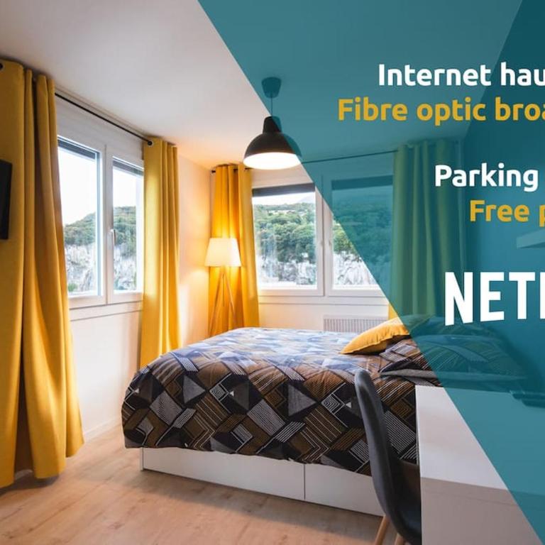 Les chambres du Vercors - Parking Free Fibre Netflix - Chambre Double Deluxe - 1