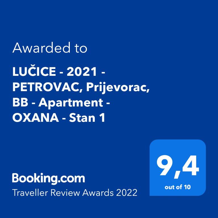 LUČICE - 2026 - PETROVAC, Prijevorac, BB - Apartment - OXANA - Stan 1 - Two-Bedroom Apartment - 32
