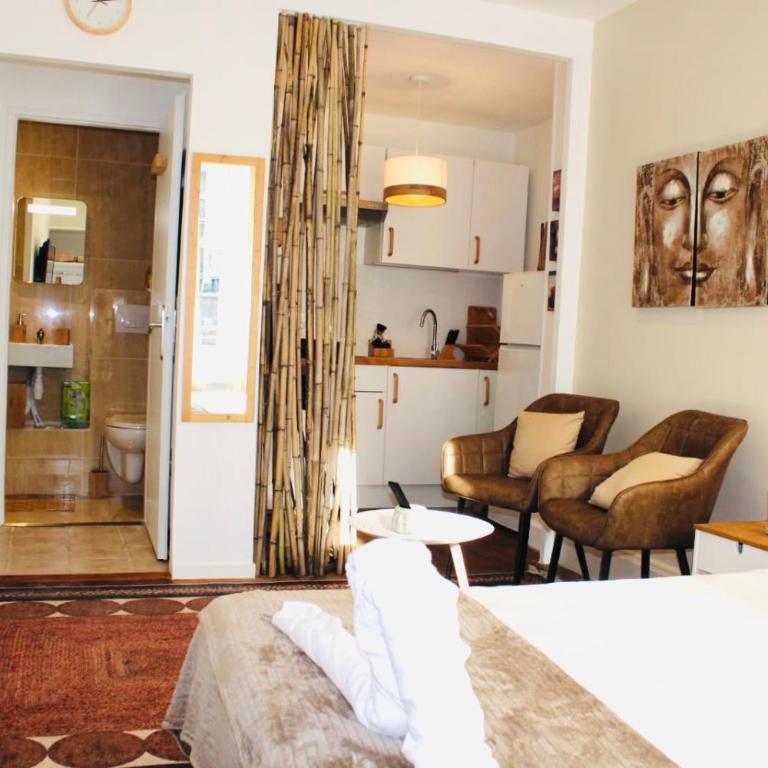 Studio ZEN cosy gare part dieu - Deluxe Studio mit Kingsize-Bett - 22