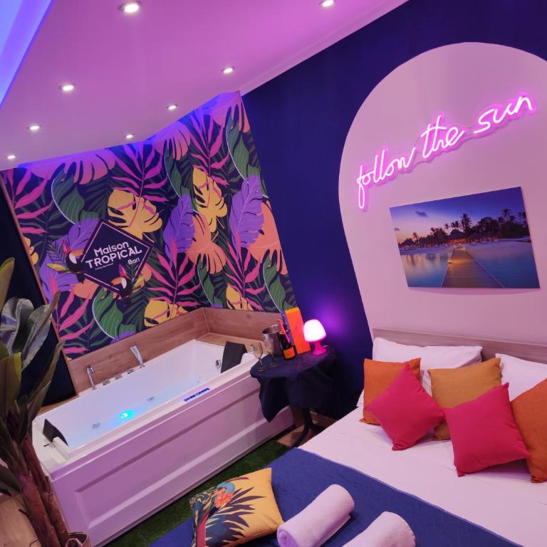 Suite Maison Tropical - Luxury Apartment con Jacuzzi - Bari Centro - Appartamento con 2 Camere da Letto - 27
