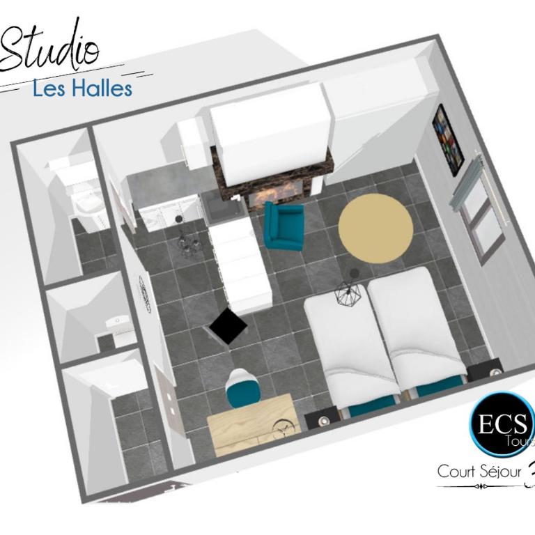 "Le Studio" Les Halles - Tout Confort - Parking - Arrivée Autonome - Apartamento de 1 dormitorio - 3