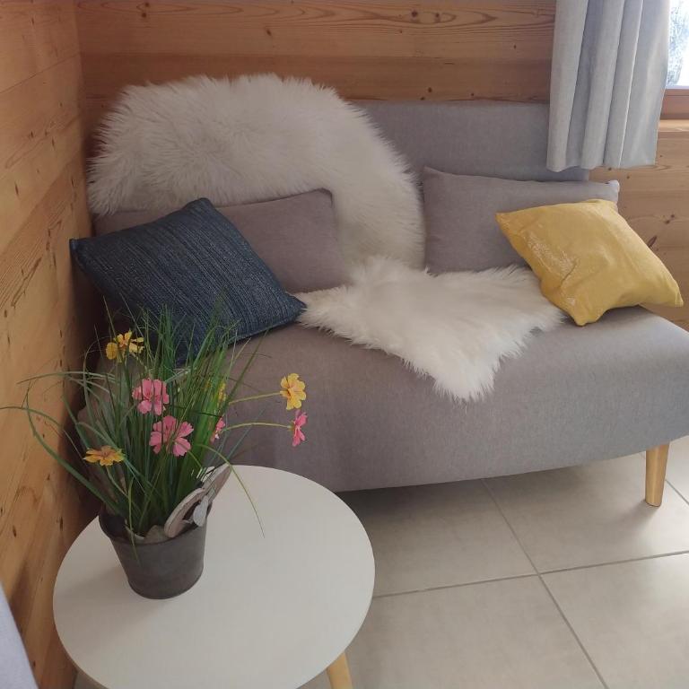 Maison d'hôtes des Bassins d'Oche - Chambre Double avec Balcon - 15