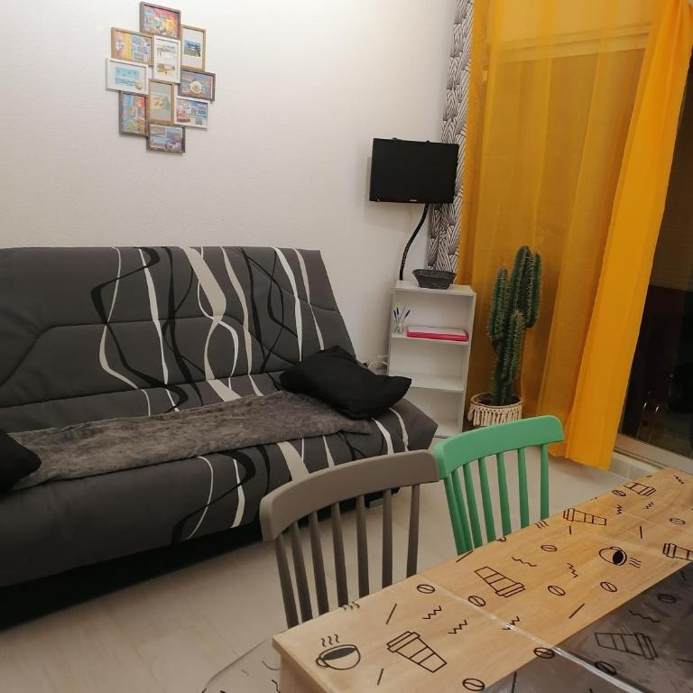 Studio cabine valras plage 300m de la mer - One-Bedroom Apartment - 9
