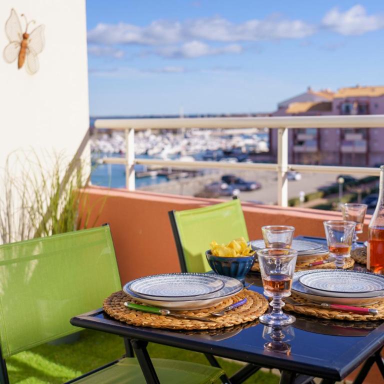 T2 Mer à 80m Soleil Climatisé Frontignan Plage le parfum du sud - Appartement 1 Chambre - 2