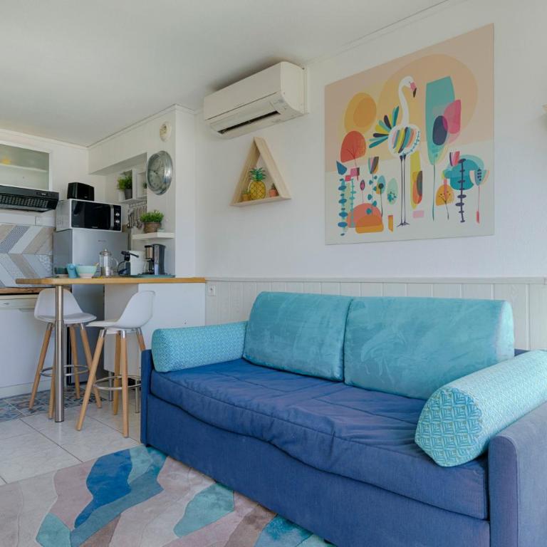 T2 Mer à 80m Soleil Climatisé Frontignan Plage le parfum du sud - Appartement 1 Chambre - 4