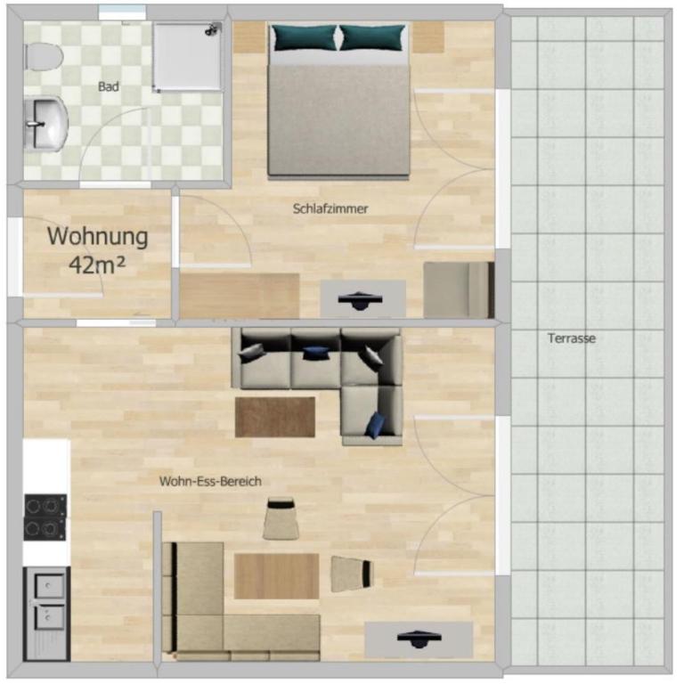 Pension & Ferienwohnung Sonnleiten - Apartment mit Terrasse - 9
