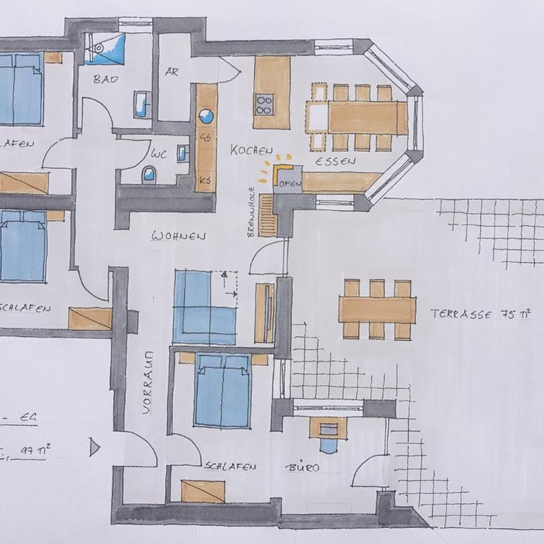 Glüxplatzl GmbH Appartements am Wald - Apartamento con terraza - 12
