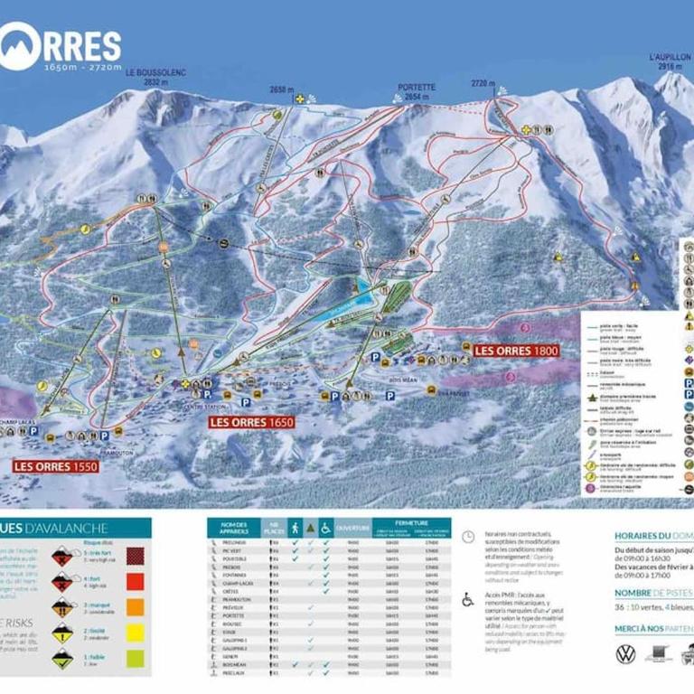 Appartement cosy pour 6 pers en plein centre station Les Orres 1800, RDC, Pied des pistes - Appartement 2 Chambres - 14