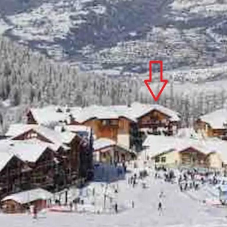 Appartement cosy pour 6 pers en plein centre station Les Orres 1800, RDC, Pied des pistes - Appartement 2 Chambres - 13