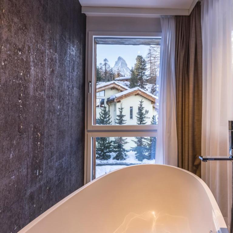 Matthiol Boutique Hotel - Spa-Doppelzimmer mit Blick auf das Matterhorn - 1