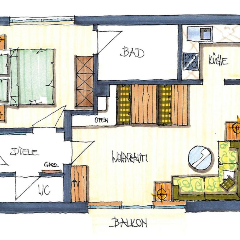 Chalet in Mühltal near Kitzbühel Ski Slopes - Ferienhaus mit 1 Schlafzimmer - 5
