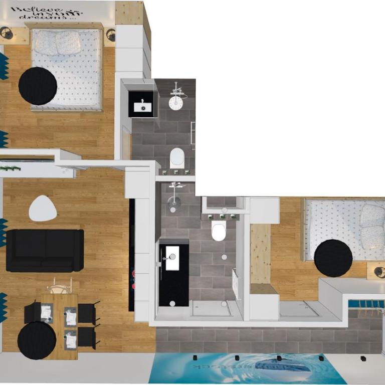 Planai Apartment Eishöhle - Apartment mit 2 Schlafzimmern - 3