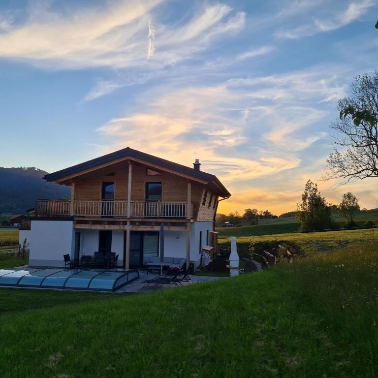 Chalet Gamsknogel mit privatem Pool und Whirlpool - Chalet mit 3 Schlafzimmern - 1