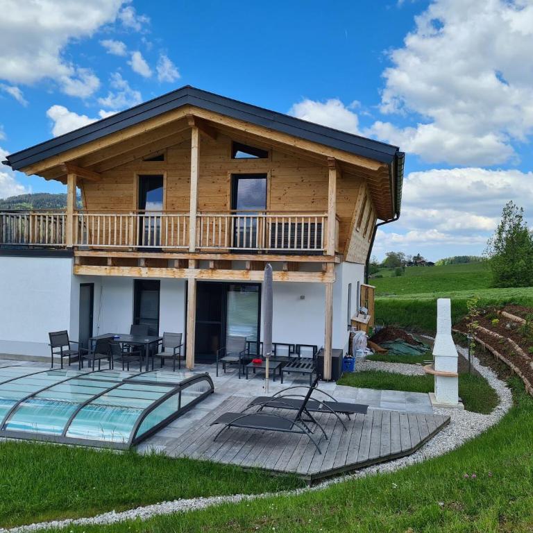 Chalet Gamsknogel mit privatem Pool und Whirlpool - Chalet mit 3 Schlafzimmern - 3