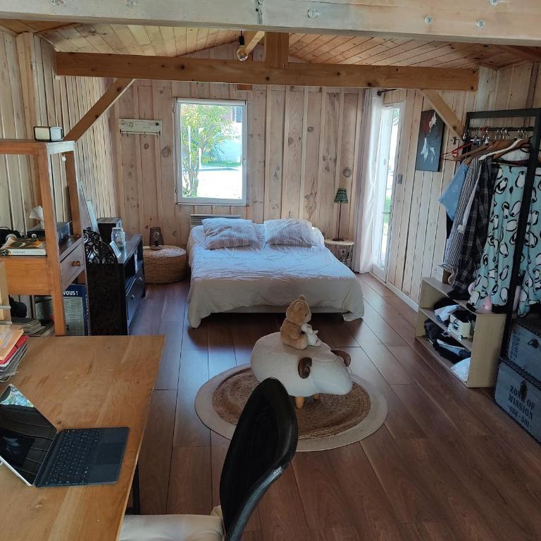 Maison familiale en bois avec piscine, proche du bassin - Maison 3 Chambres - 12