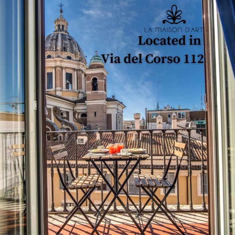 Hotel 55 Fifty-Five - Maison d'Art Collection - Camera Matrimoniale con Balcone - Edificio Dependance Via del Corso 112 - 4