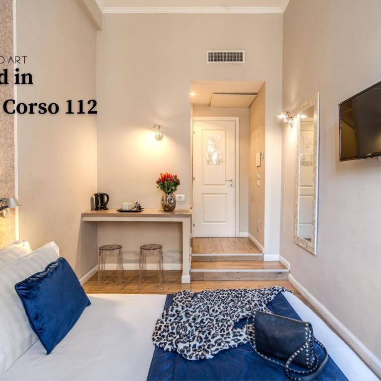 Hotel 55 Fifty-Five - Maison d'Art Collection - Camera Matrimoniale Standard - Edificio Dependance Via del Corso 112 - 3