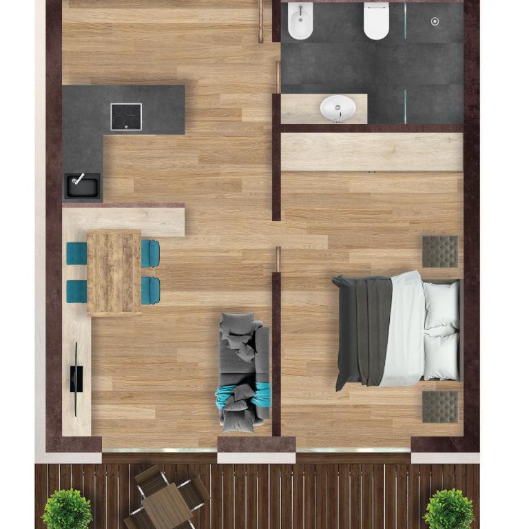 Movi Family Apart-Hotel ****s - Appartamento Standard con 1 Camera da Letto e Balcone - 1