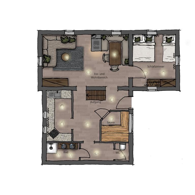 Hüttendorf Schlögelberger - Chalet mit 3 Schlafzimmern - 1