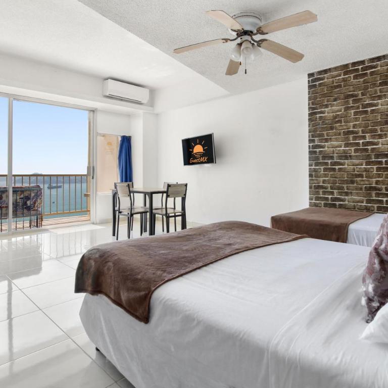 Suites Torres Gemelas VIP - Apartamento Estudio con vistas al mar - 12